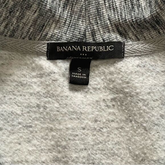 Banana Republic Gray Heathered Collared Sweater SMALL - Picture 13 of 14